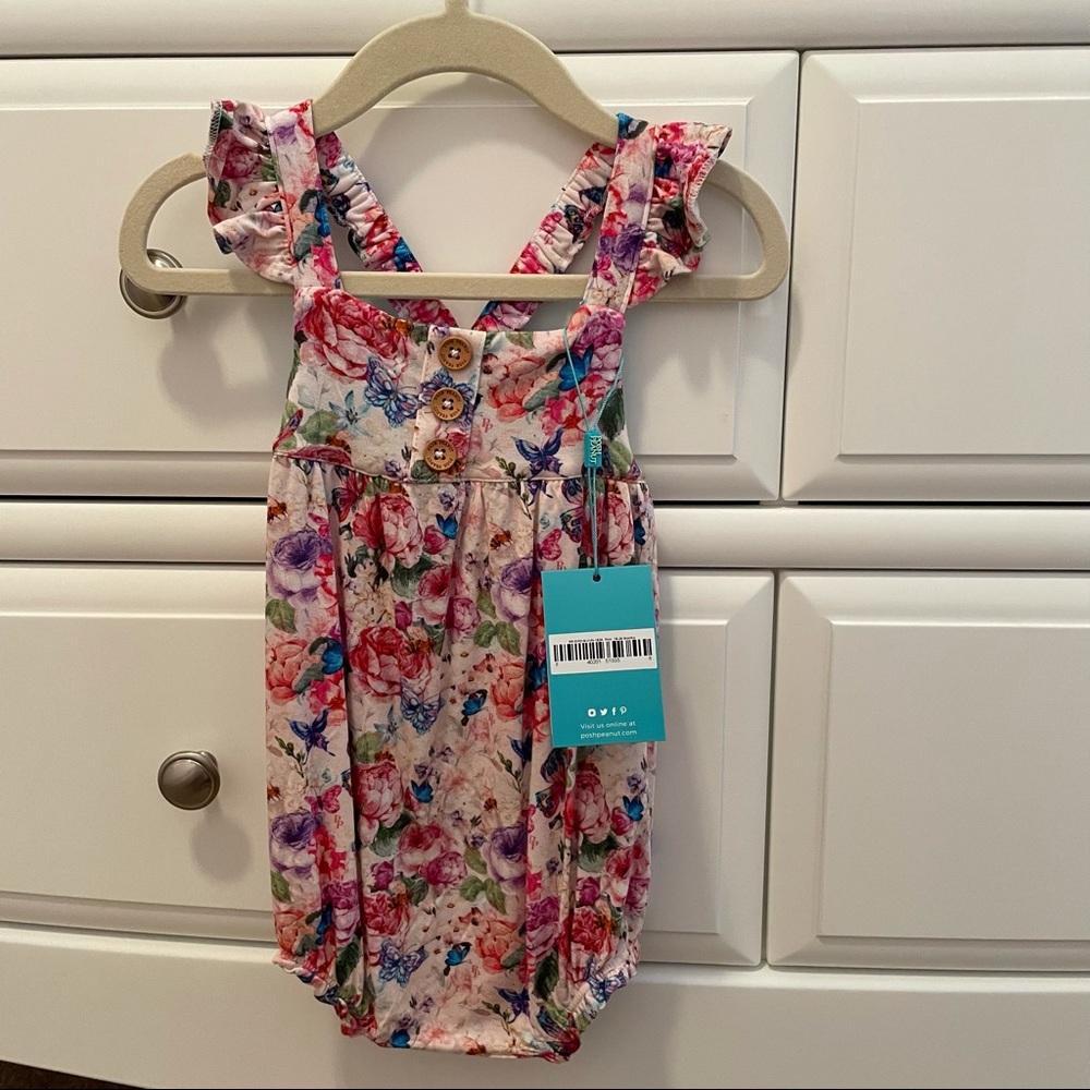 ✨NEW Posh Peanut Bubble Romper 18-24 Months - Picture 1 of 3